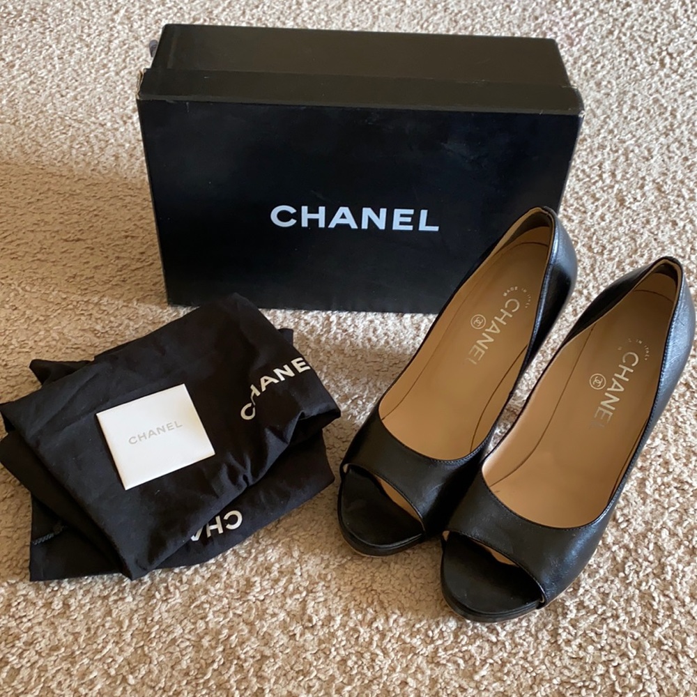 Chanel Open Toe heels
